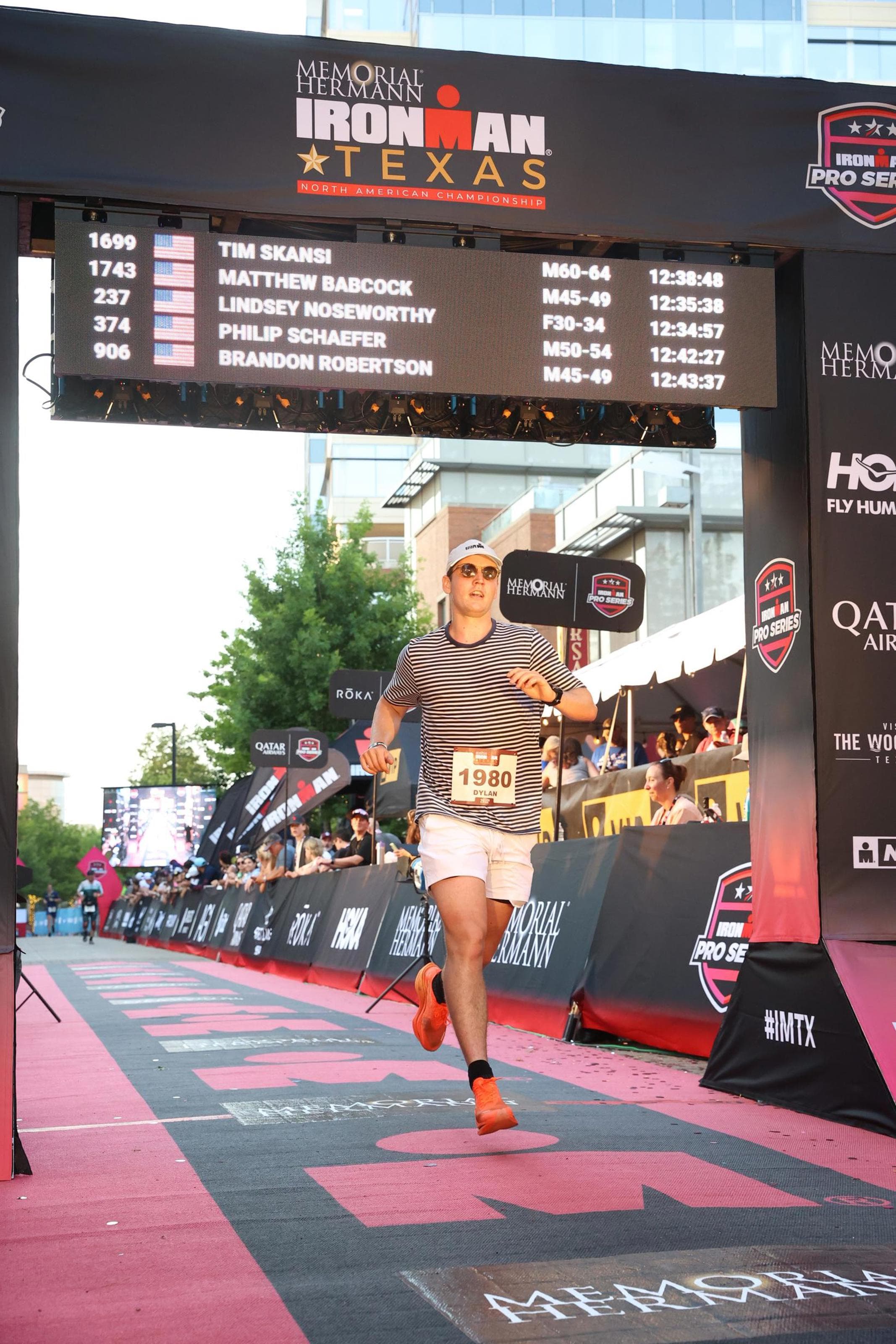 Ironman finish