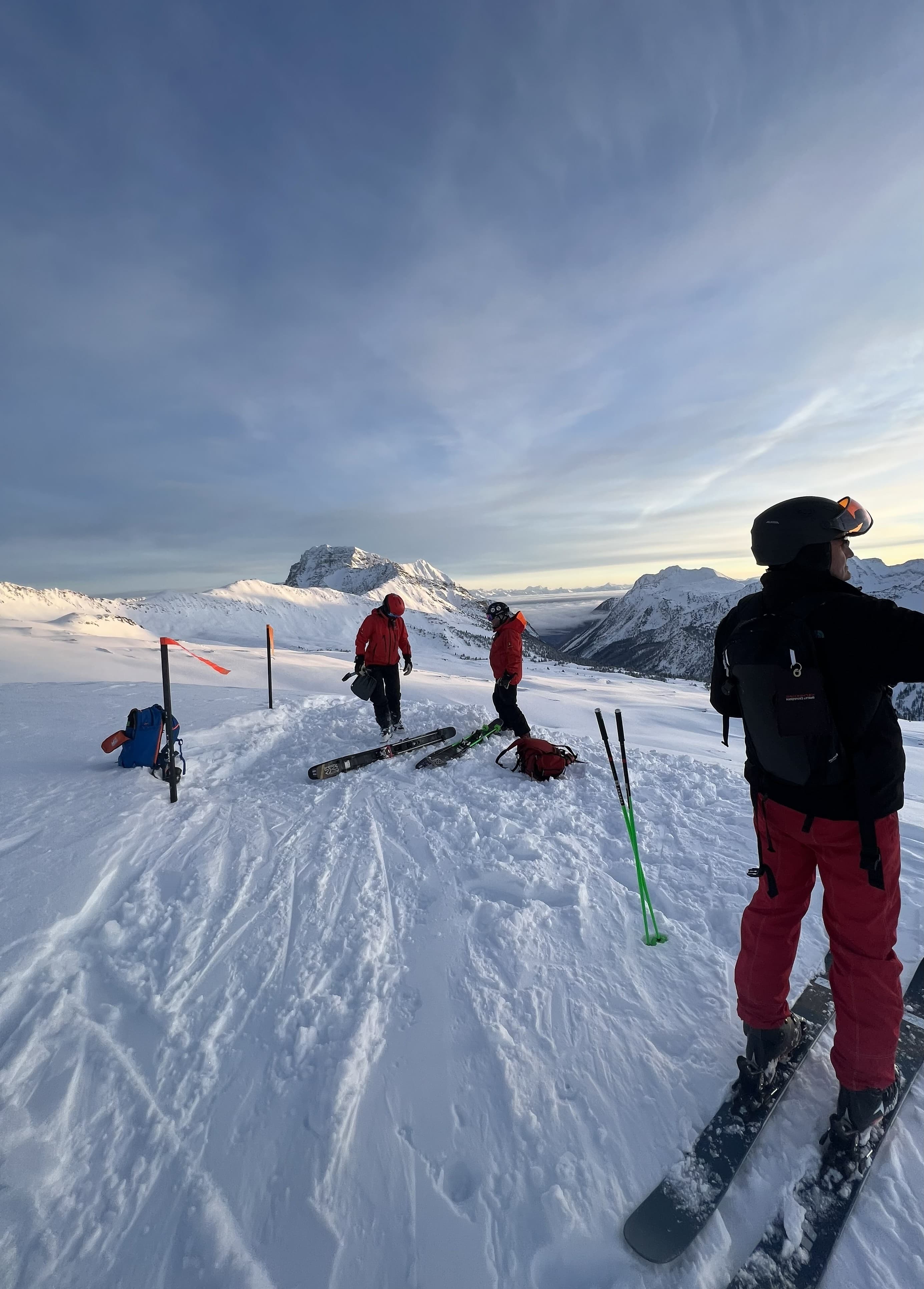 Backcountry skiing